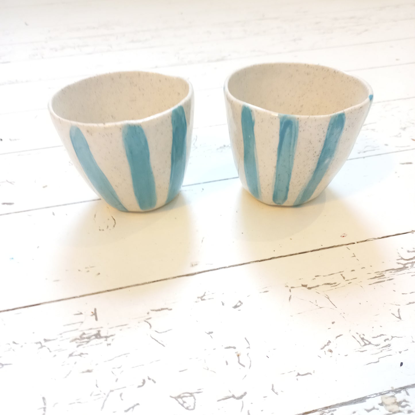 Handmade Ceramic Mugs - Pair