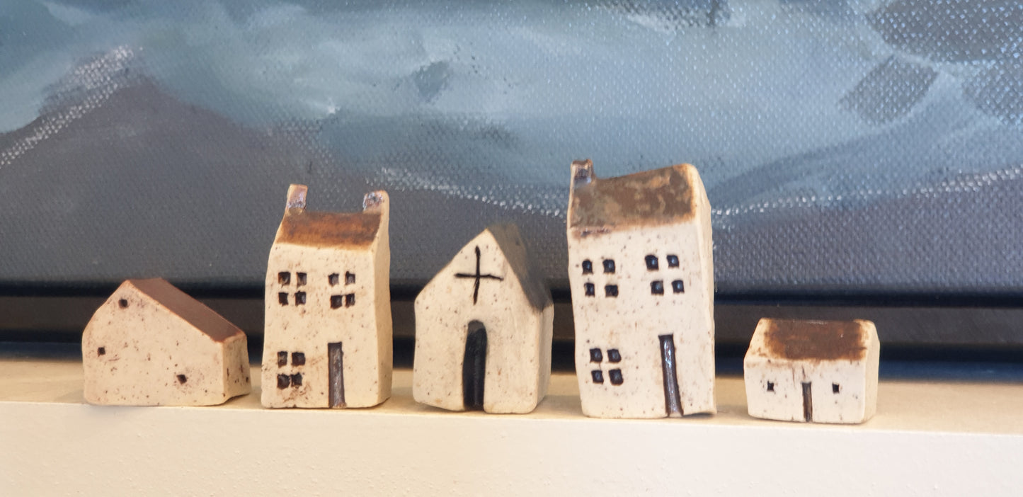 Tiny Ceramic Houses