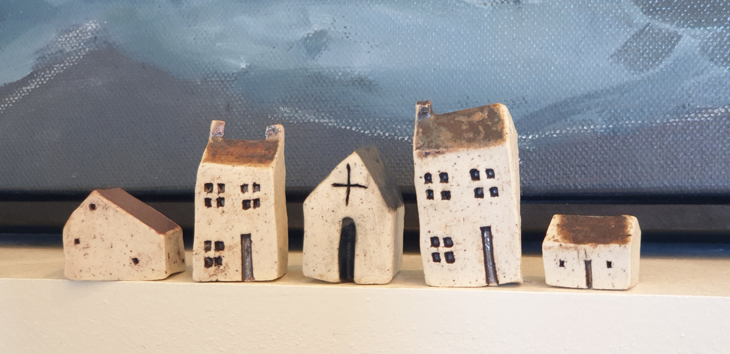 Tiny Ceramic Houses