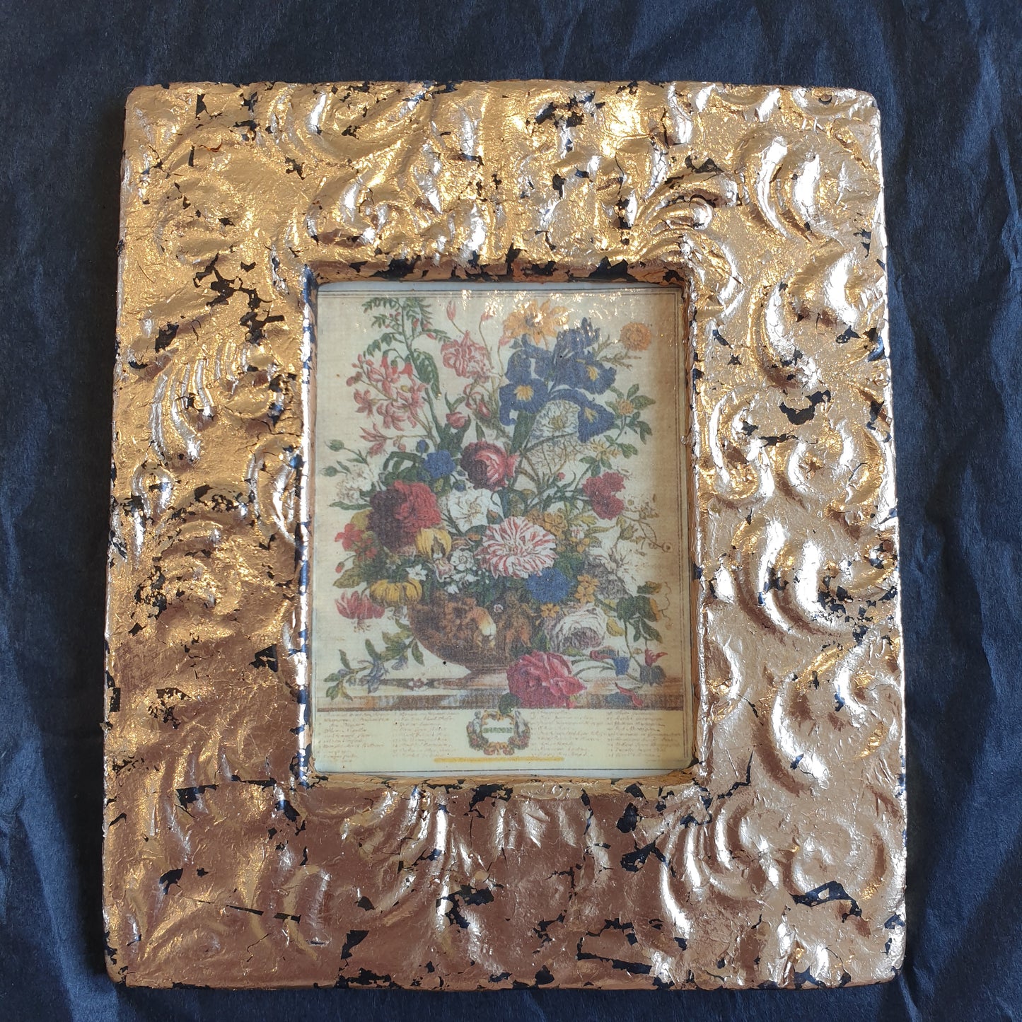 Print in Ceramic Frame - Antique Gold Leaf Gilt