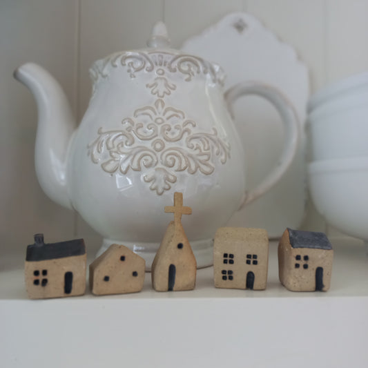 Tiny Ceramic Houses