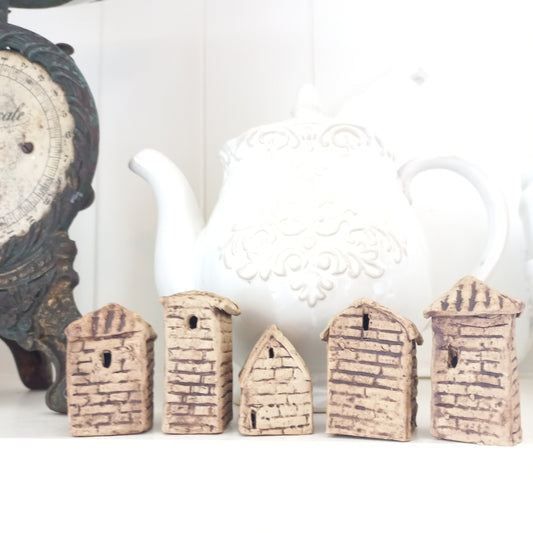 Tiny Ceramic Houses