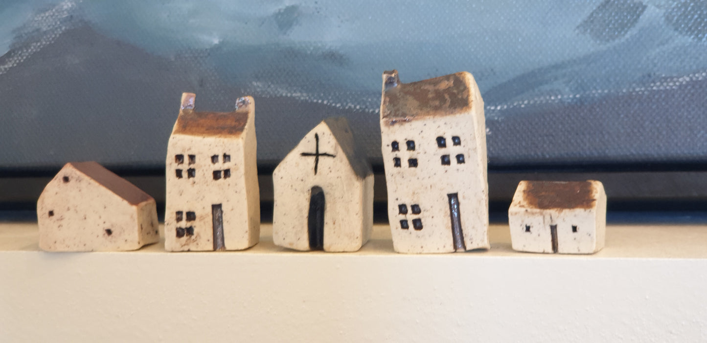 Tiny Ceramic Houses