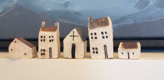 Tiny Ceramic Houses