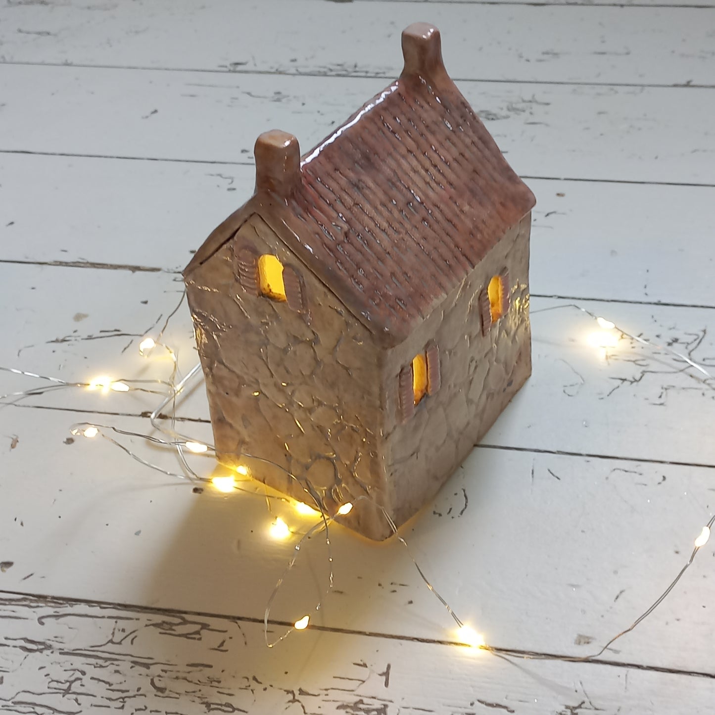 Ceramic Tealight House