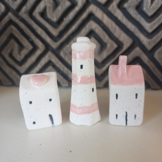 Tiny Ceramic Houses