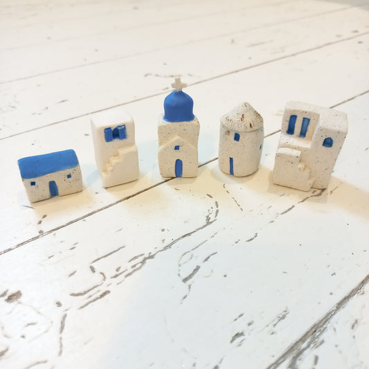 Tiny Greek Ceramic Houses