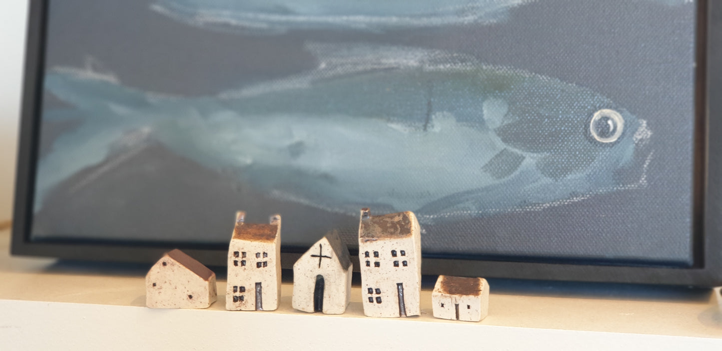 Tiny Ceramic Houses