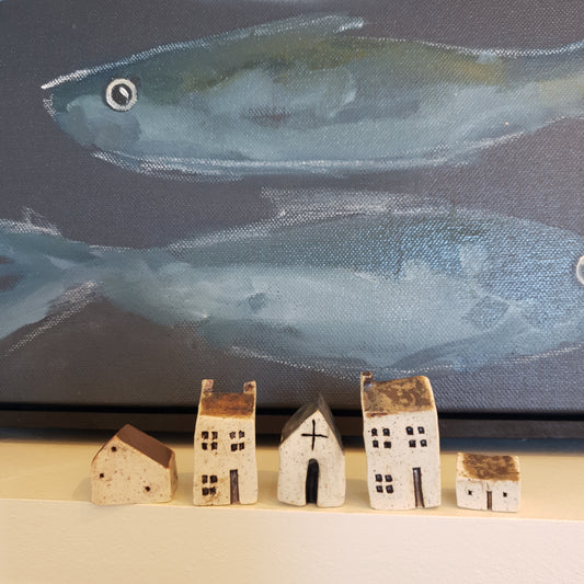 Tiny Ceramic Houses