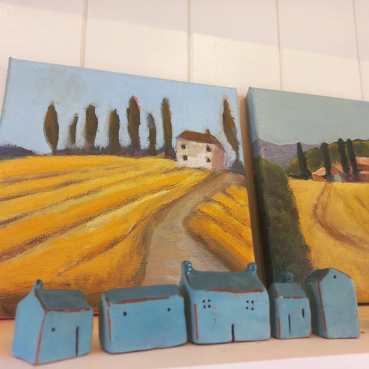 Tiny Ceramic Houses